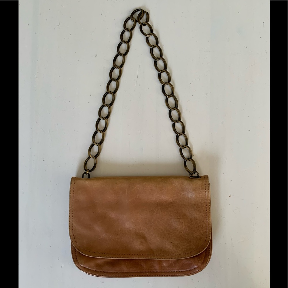 A.P.C vintage women purse brown